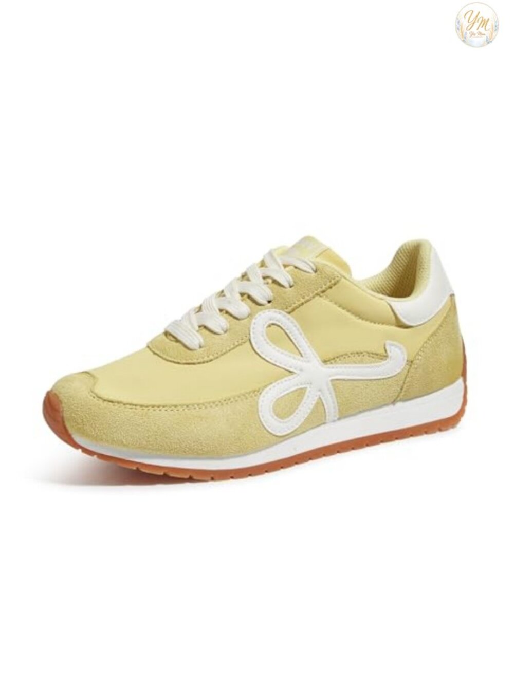 Nylon Suede Retro Sneakers Slip-Resistant Women Lace-Up Running Athletic Shoes